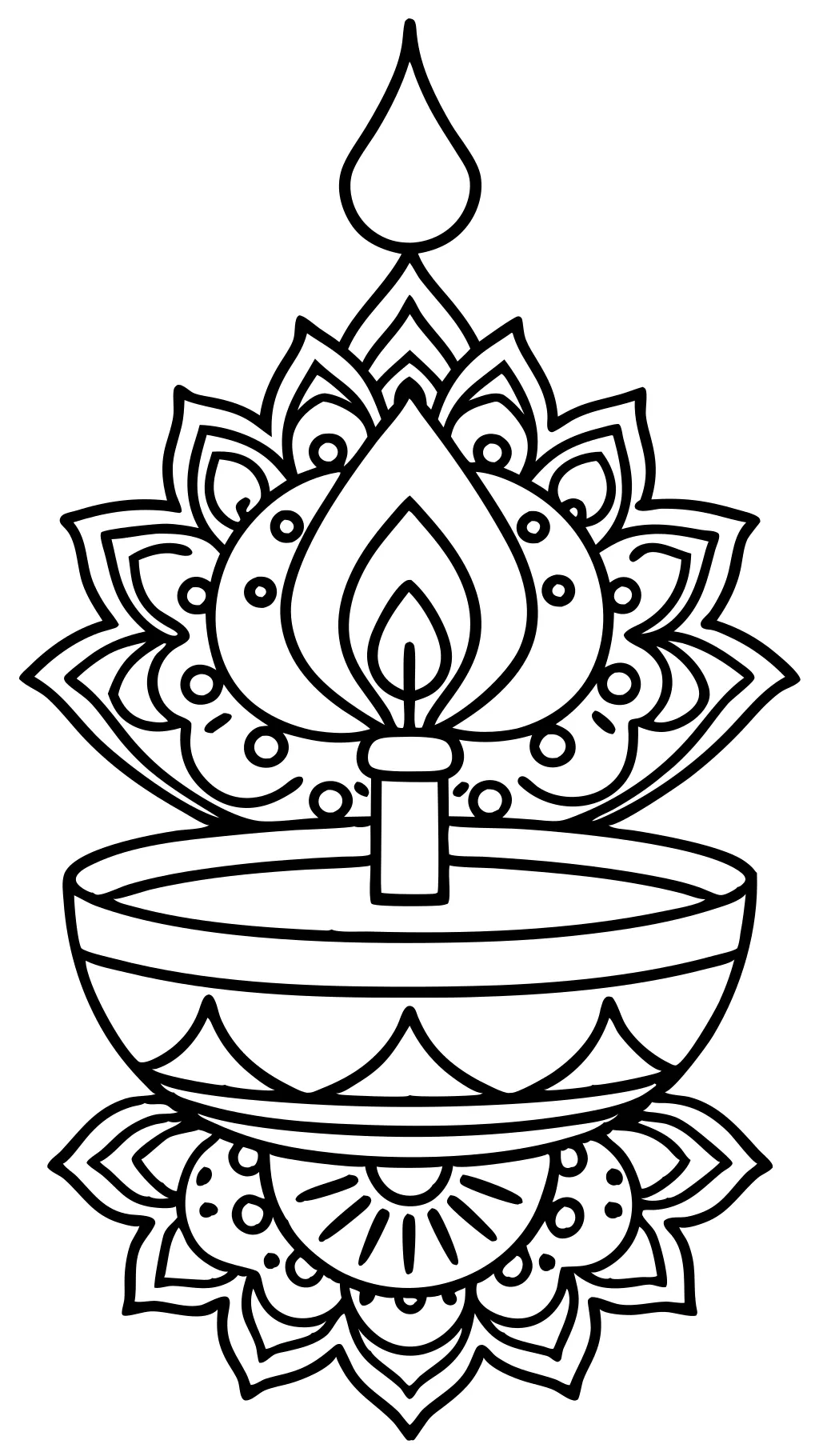 coloriages diwali